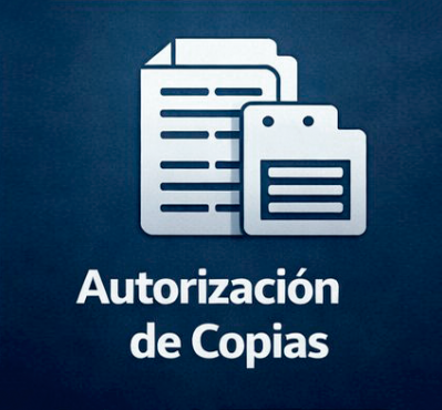 Autorización de Copias